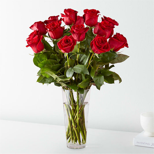Long Stem Red Rose Bouquet – Citifloral, New York NY