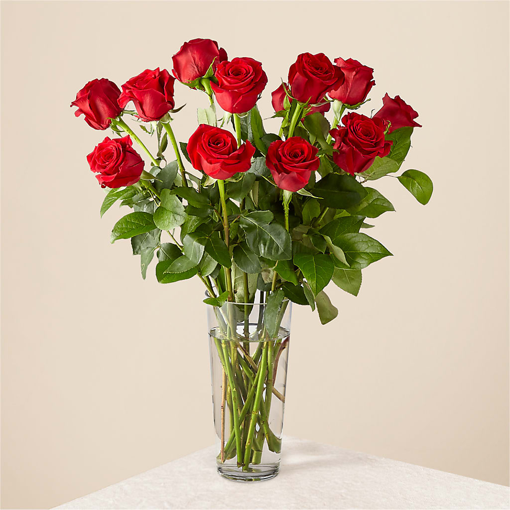 Long Stem Red Rose Bouquet – Citifloral, New York NY