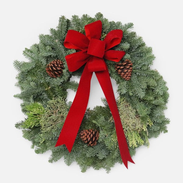 Christmas Door Wreath – Citifloral, New York NY