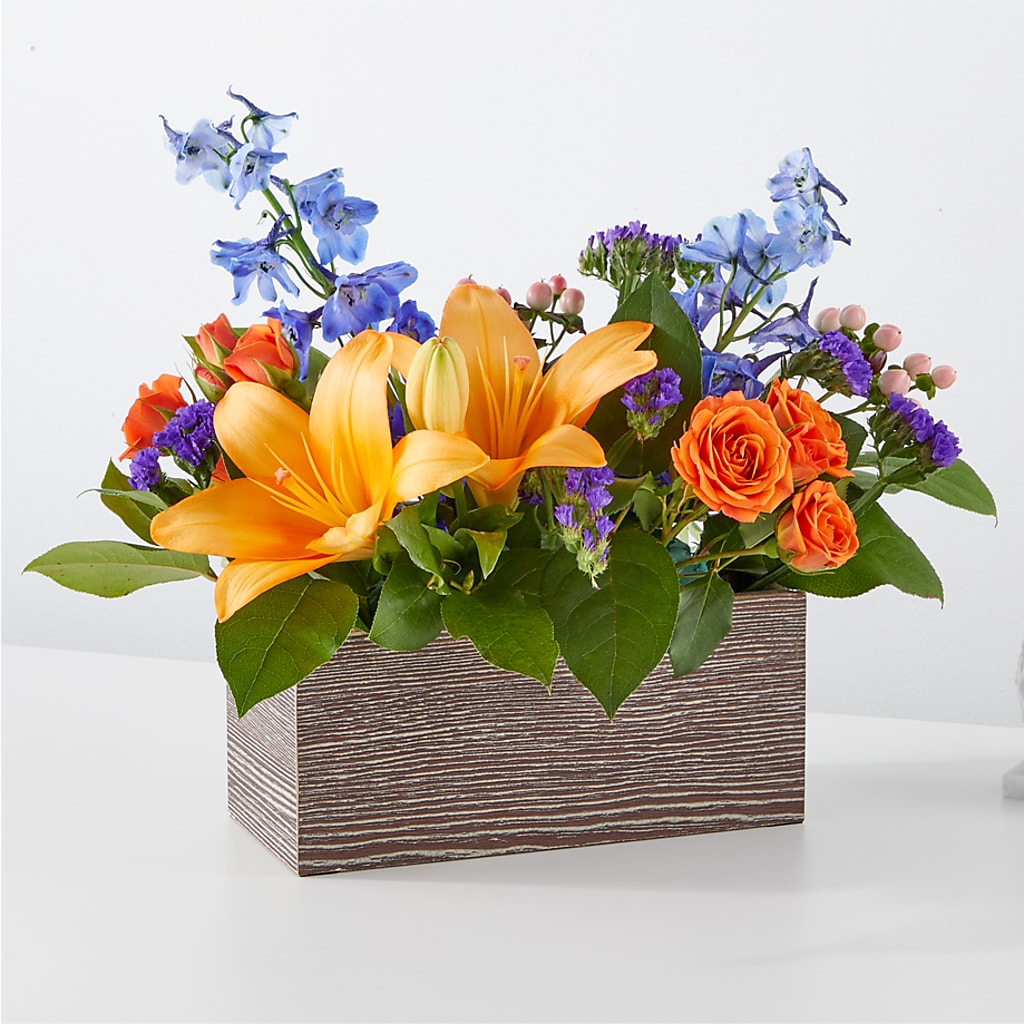 Radiant Citrus Box Bouquet – Citifloral, New York NY