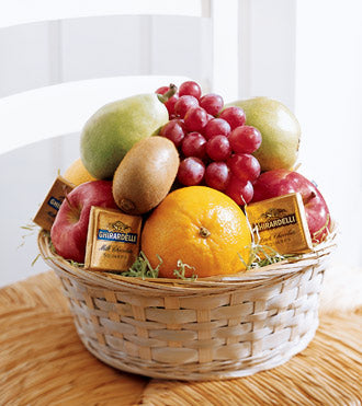 Fruit & Chocolate Basket – Citifloral, New York NY