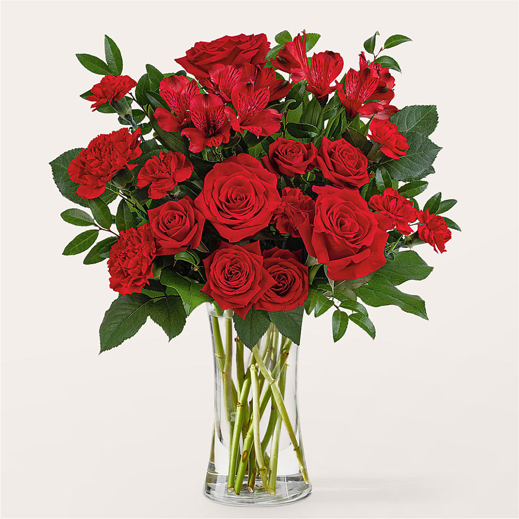 Brilliant Ruby Bouquet – Citifloral, New York NY