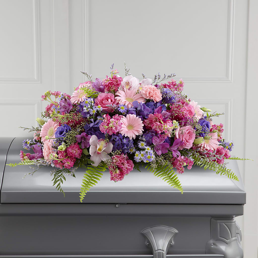Glorious Garden Casket Spray – Citifloral, New York NY