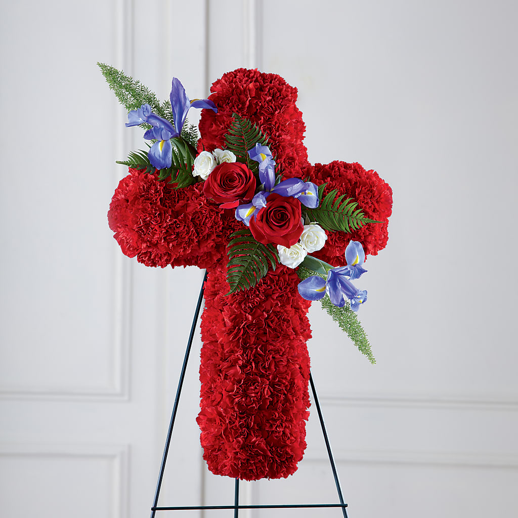 Faithful Hero Floral Cross – Citifloral, New York NY