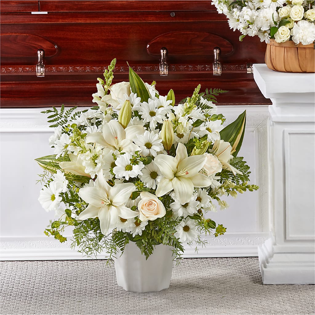 Thoughts of Tranquility Floor Basket – Citifloral, New York NY