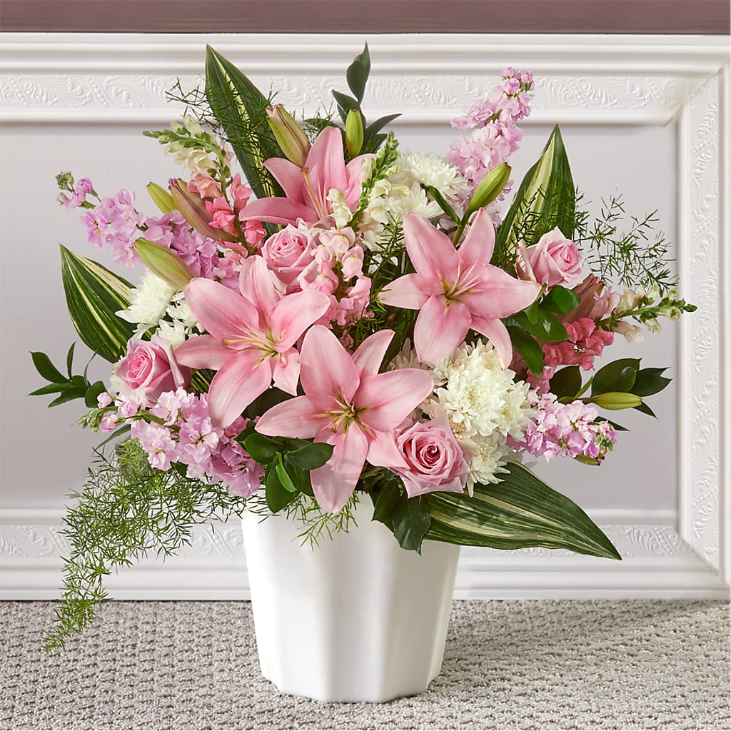 Simply Serene Floor Basket – Citifloral, New York NY
