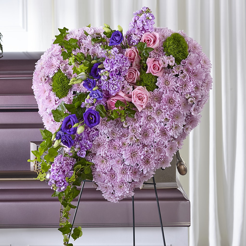 Treasured Love Standing Heart – Citifloral, New York NY