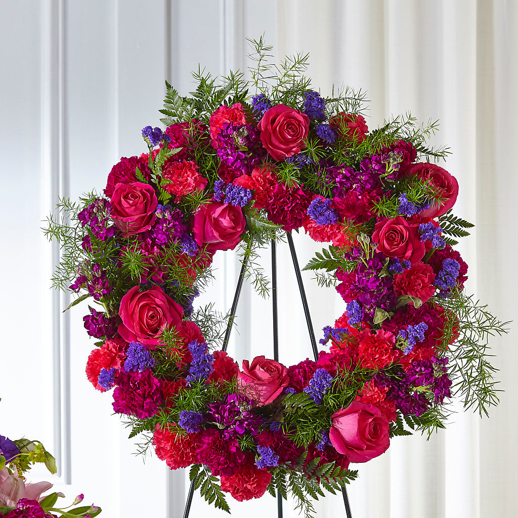 Calming Colors Wreath – Citifloral, New York NY