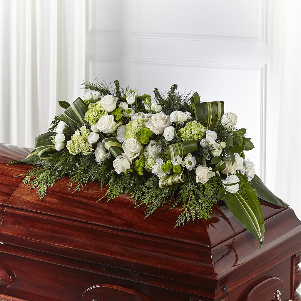 Hopeful Gesture Casket Spray – Citifloral, New York NY