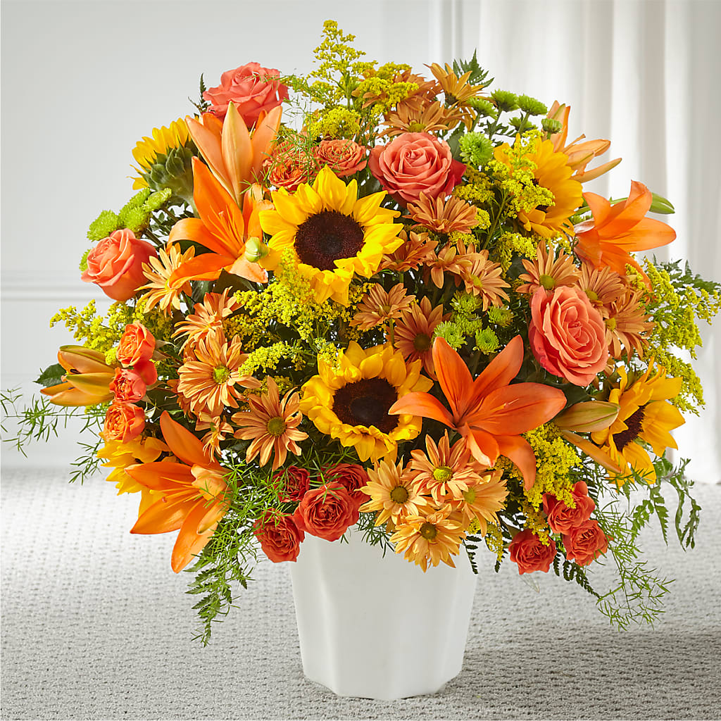 Harvest Thoughts Floor Basket – Citifloral, New York NY