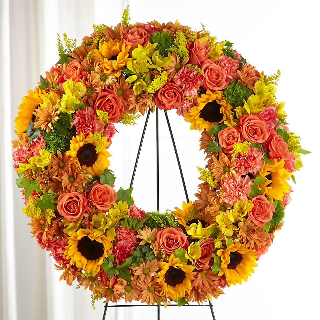 Autumnal Memories Wreath (Standard) – Citifloral, New York NY
