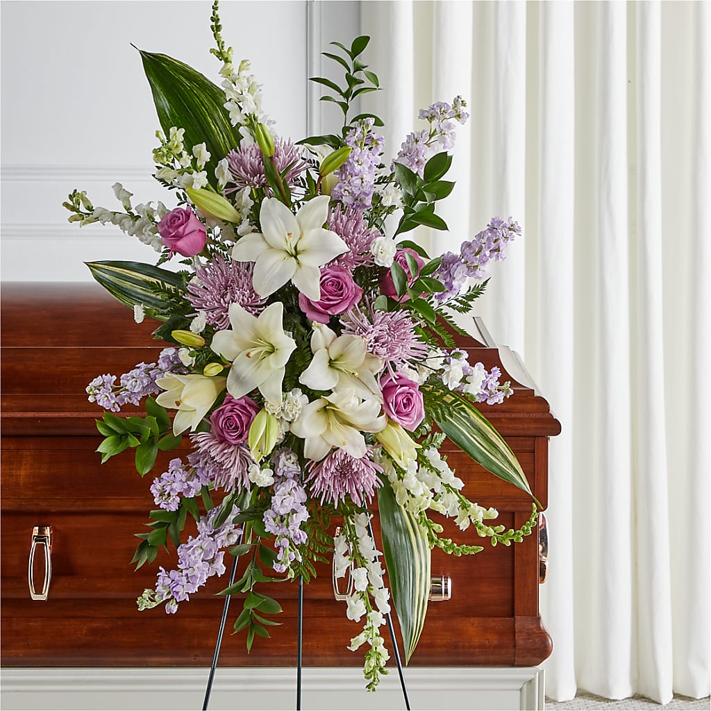 Grateful Hearts Standing Spray – Citifloral, New York NY