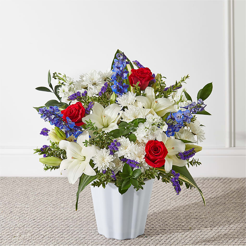 Consoled Floor Basket – Citifloral, New York NY