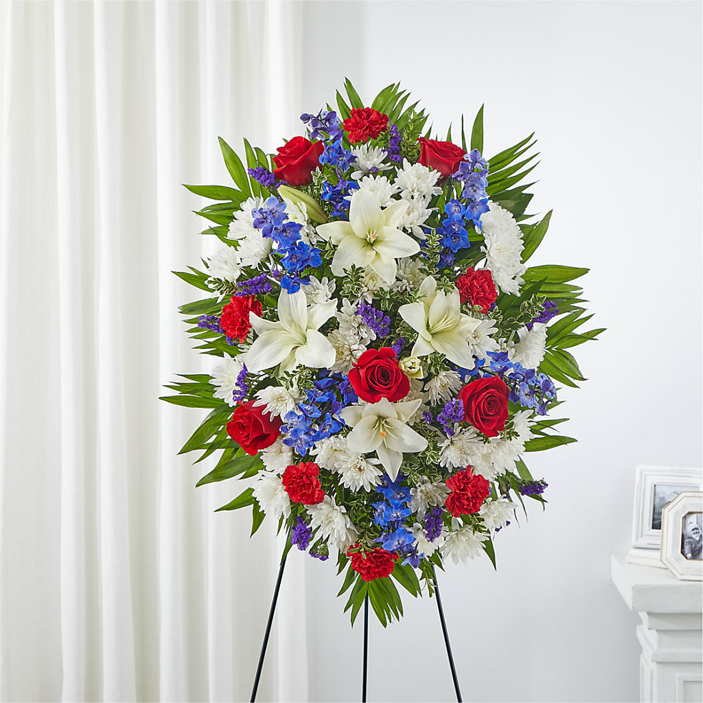 Cherished Service Standing Spray – Citifloral, New York NY