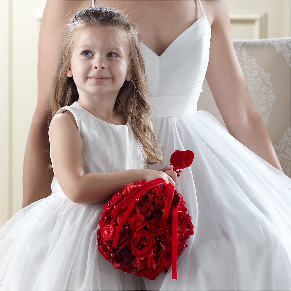 Pure at Heart Flower Girl Arrangement – Citifloral, New York NY