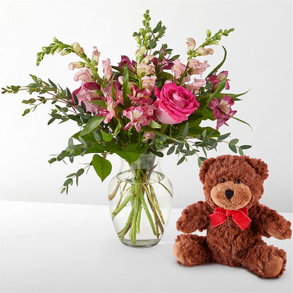Happily Ever After Bouquet & Bear Set –  Citifloral, New York NY