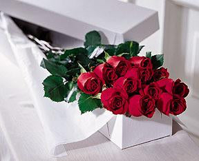 Dozen Boxed Roses