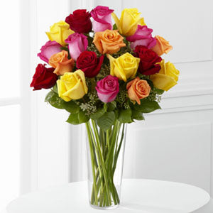 Bright Spark Rose Bouquet.