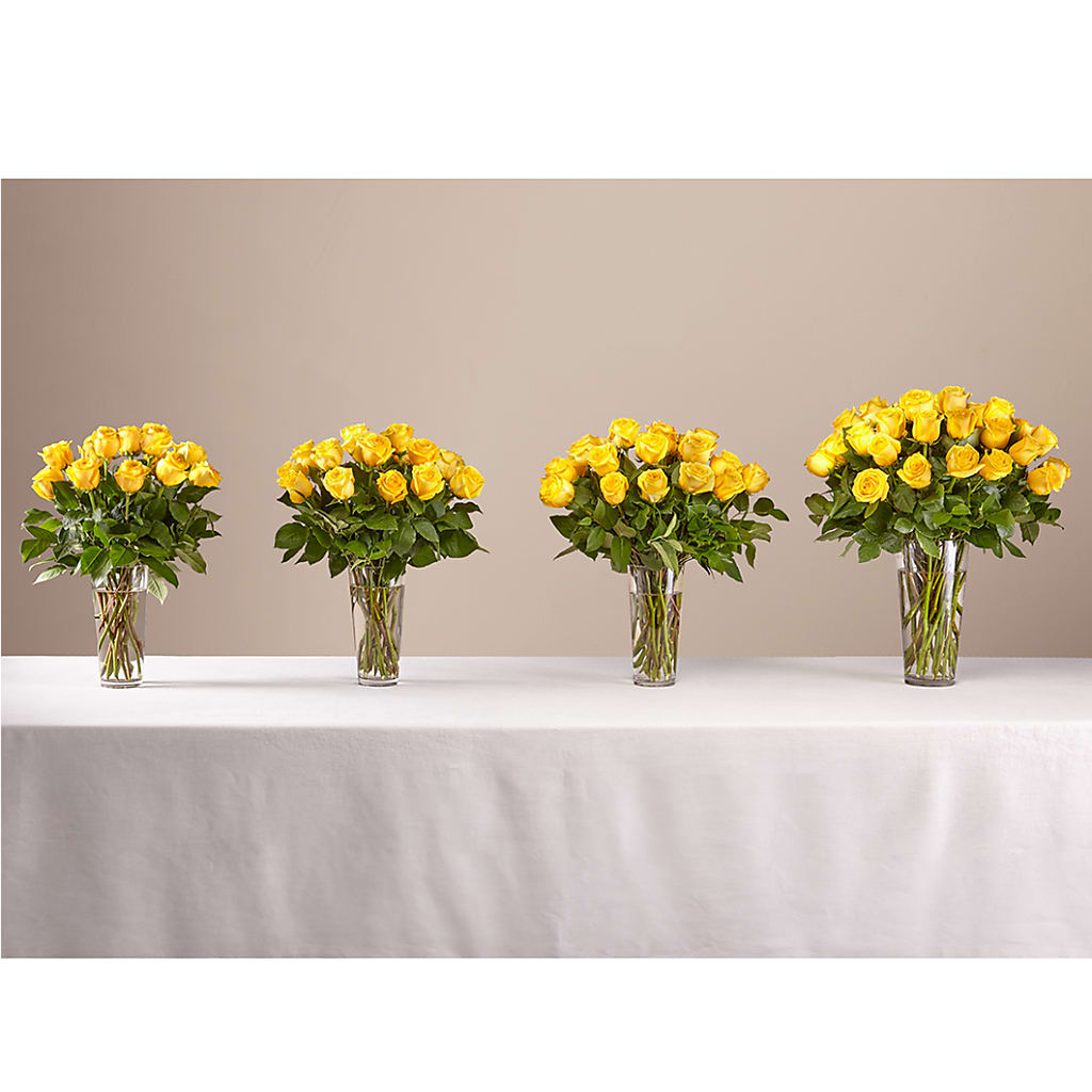 Long Stem Yellow Rose Bouquet –  Citifloral, New York NY