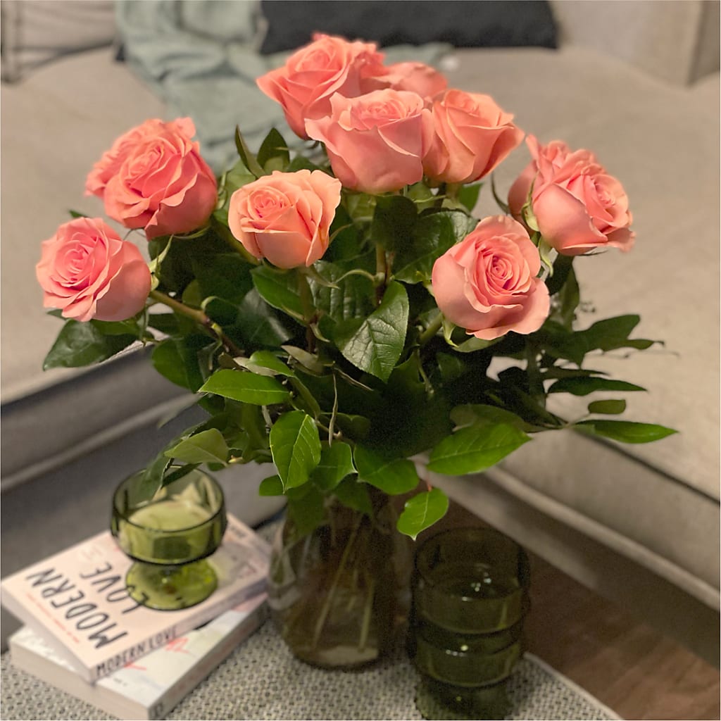 Long Stem Pink Rose Bouquet –  Citifloral, New York NY