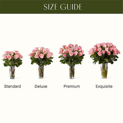 Long Stem Pink Rose Bouquet –  Citifloral, New York NY