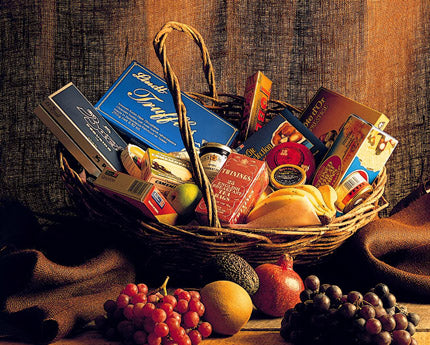 Exotic Delectables Fruit and Gourmet Gift Basket.