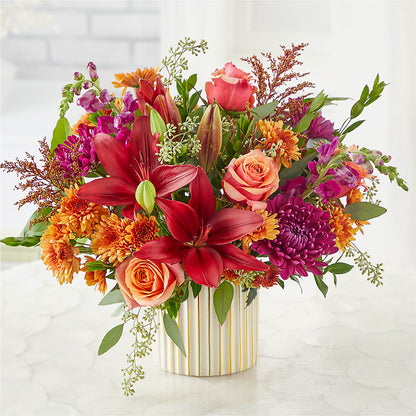 Burgundy Landscape Bouquet –  Citifloral, New York NY