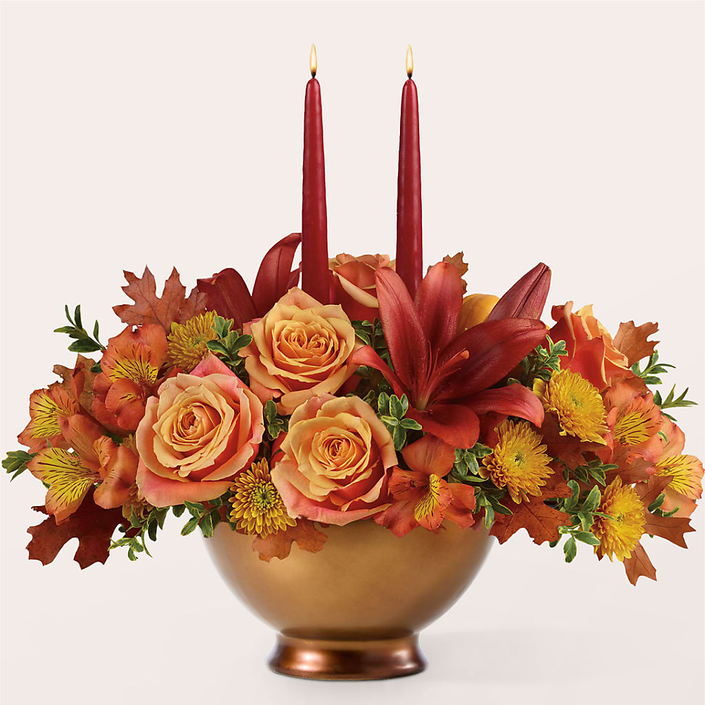 Harvest Table Centerpiece –  Citifloral, New York NY