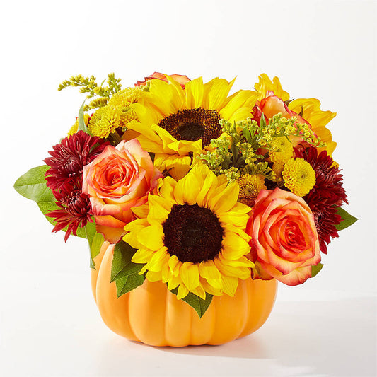 Golden Gourd Pumpkin Bouquet –  Citifloral, New York NY