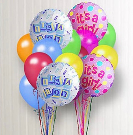 New Baby Balloon Bouquet