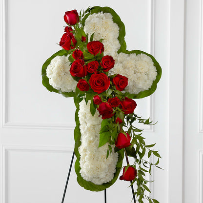 Floral Cross Easel –  Citifloral, New York NY