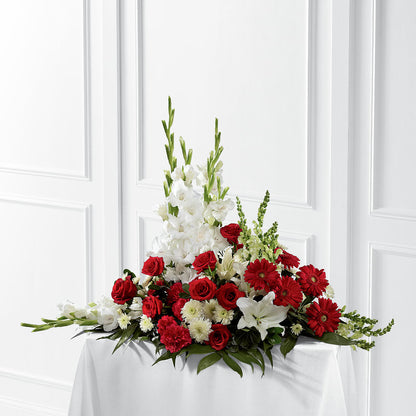 Crimson & White Arrangement –  Citifloral, New York NY