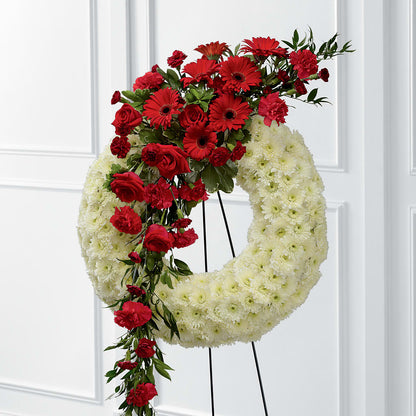 Graceful Tribute Wreath –  Citifloral, New York NY