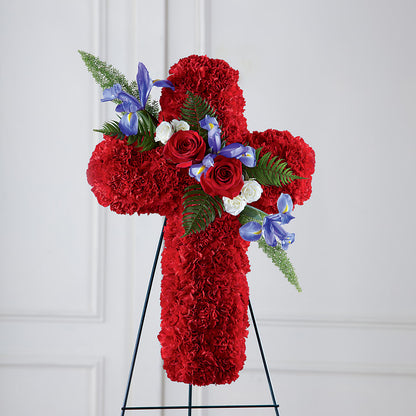 Faithful Hero Floral Cross –  Citifloral, New York NY
