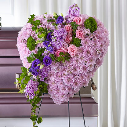 Treasured Love Standing Heart –  Citifloral, New York NY