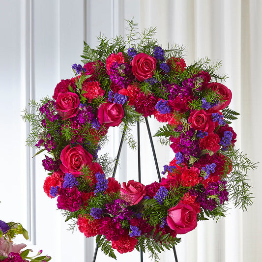 Calming Colors Wreath –  Citifloral, New York NY