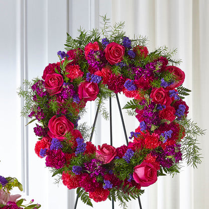 Calming Colors Wreath –  Citifloral, New York NY