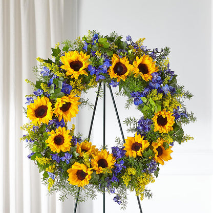 Bright Rays Wreath –  Citifloral, New York NY