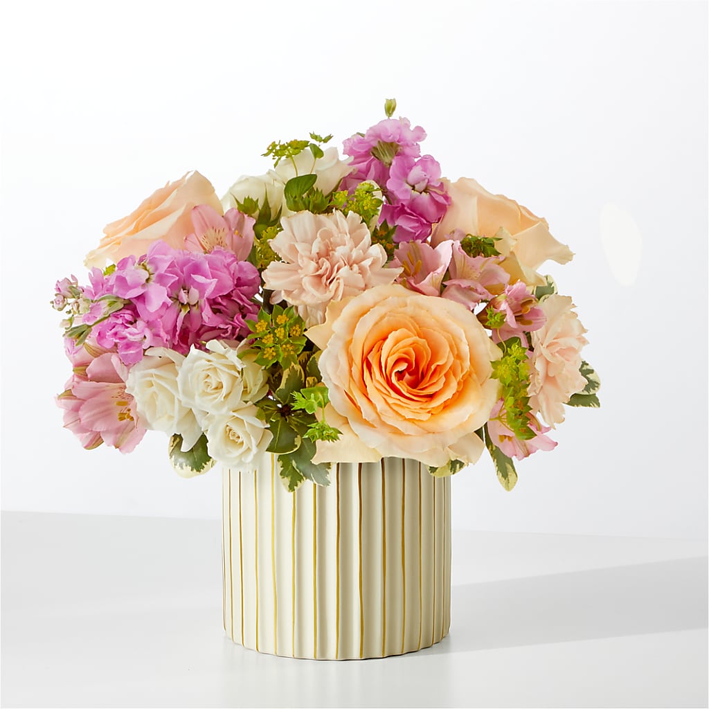 Paradise Bouquet with Ivory Vase –  Citifloral, New York NY