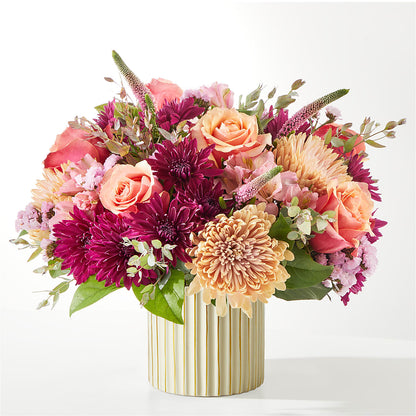 Berry Cobbler Bouquet with Ivory Vase –  Citifloral, New York NY