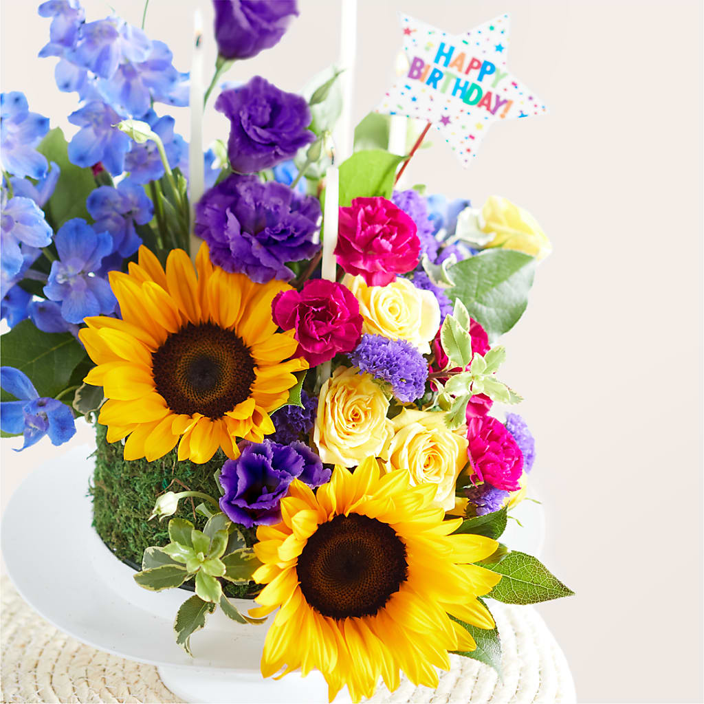 Star of the Day Floral Cake –  Citifloral, New York NY